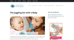 Desktop Screenshot of empowering-motherhood.com
