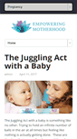 Mobile Screenshot of empowering-motherhood.com